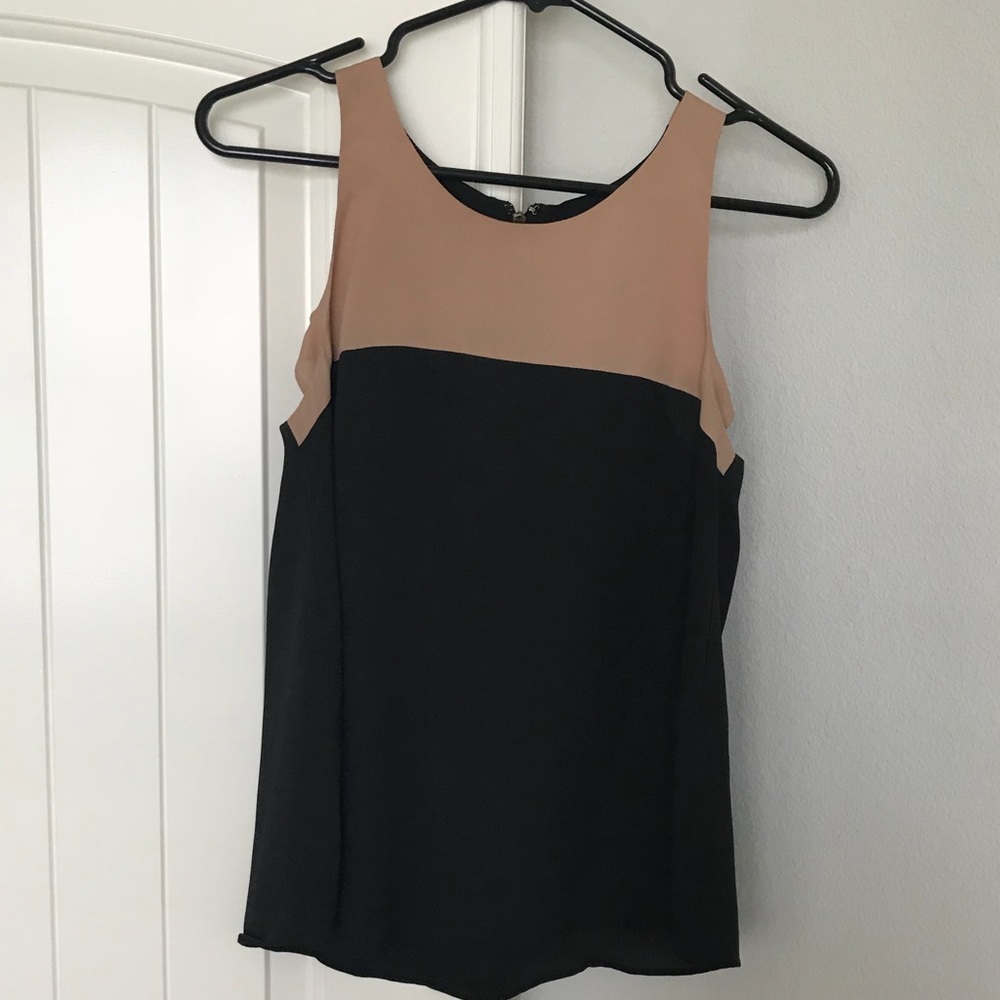 Tan and Black Tank Top - Picture 1 of 4